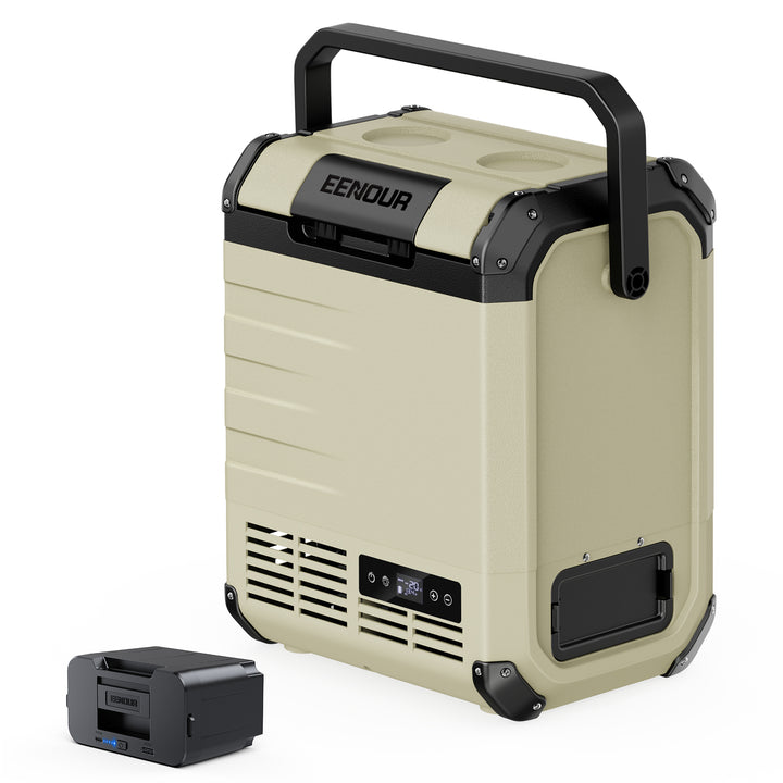 【セット】ポータブル冷蔵庫D10+専用バッテリー