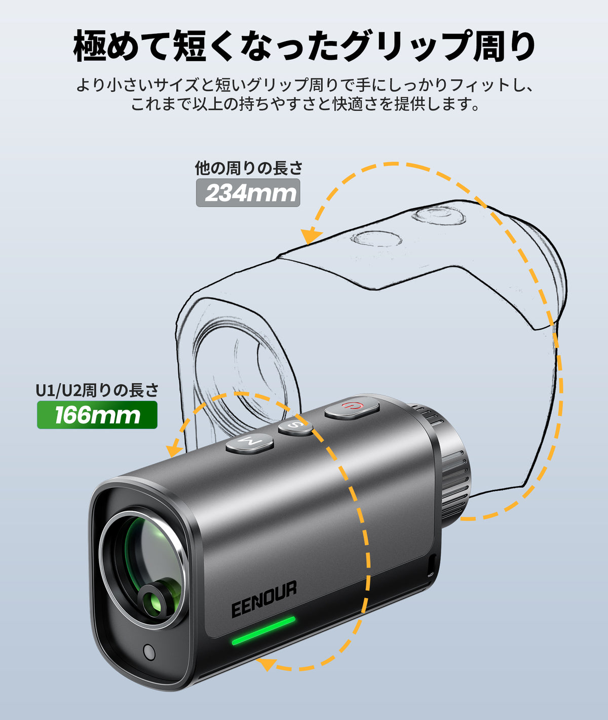 【自動調光機能OLED赤・緑表示】周囲の明るさに合わせて自動的に輝度が調節される有機ELディスプレイを搭載しており、どんな環境でも常にクリアで視認性の高い表示を提供します。
