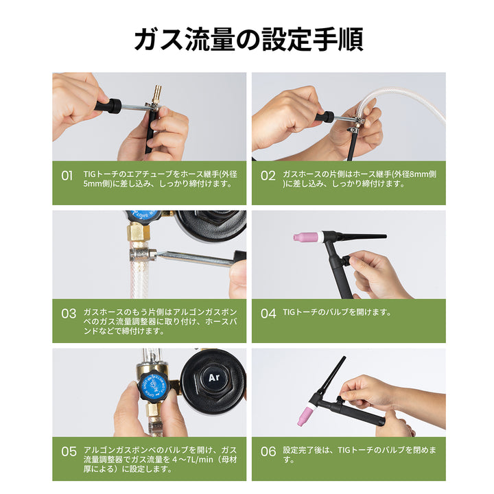 半自動溶接機用 TIGトーチコード