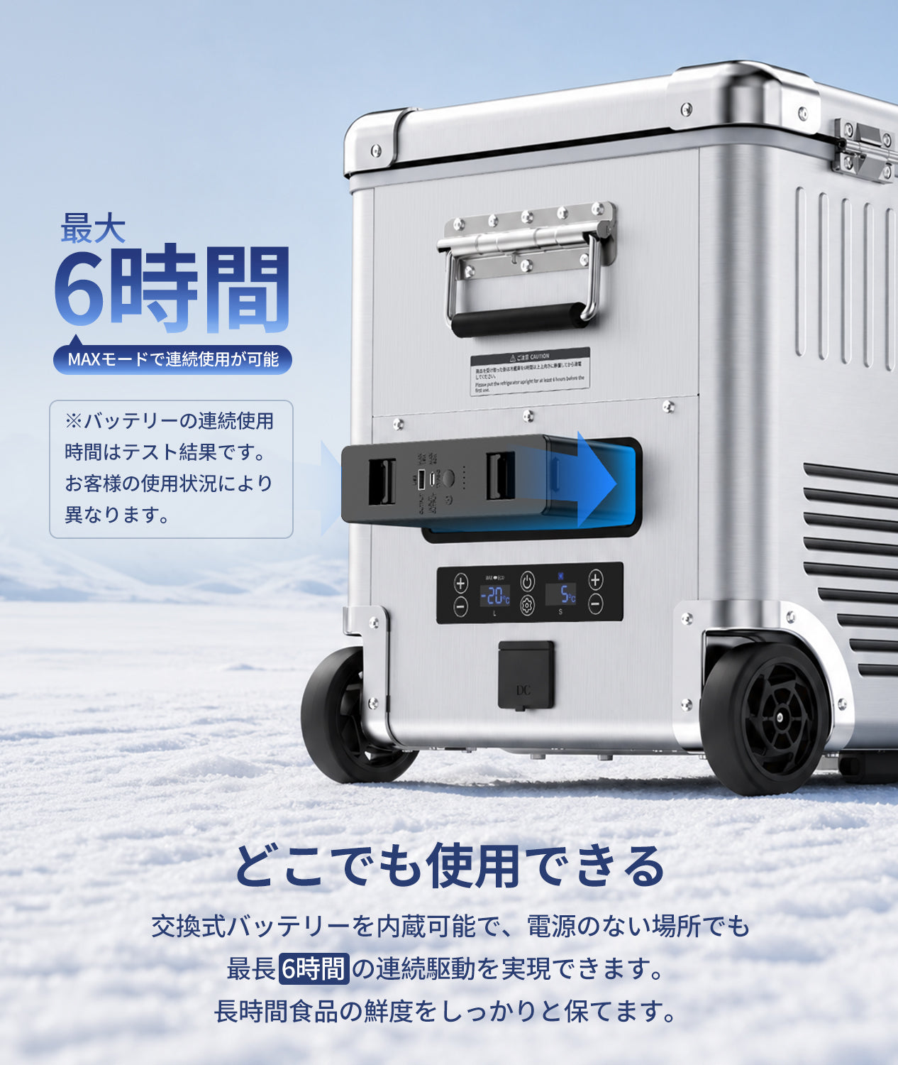 EENOURポータブル冷蔵庫AL42