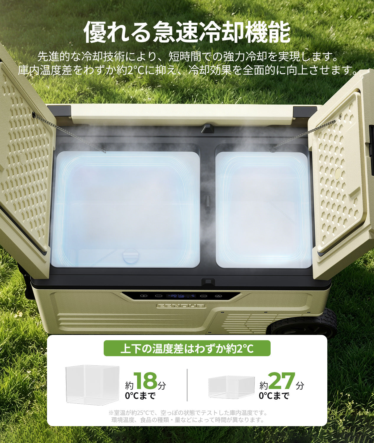 EENOURポータブル冷蔵庫CL38