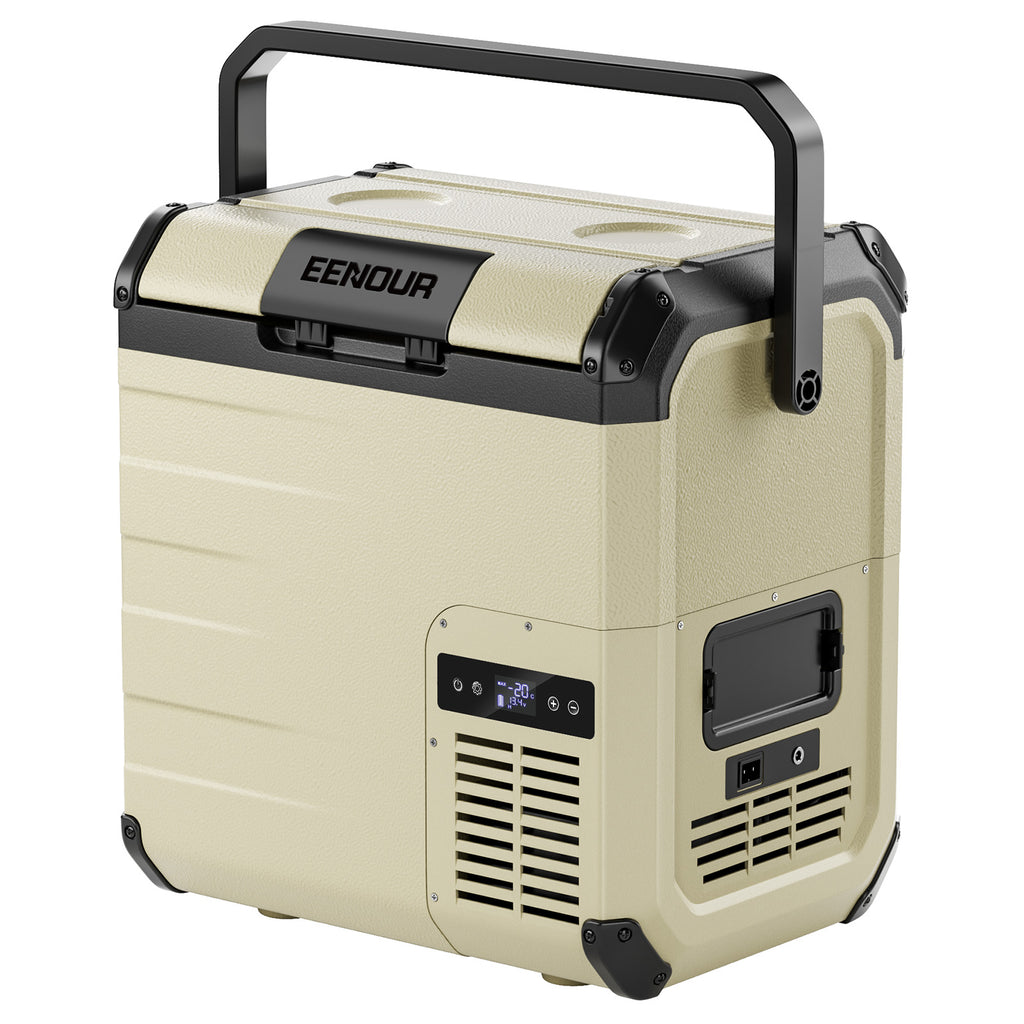【使用頻度少】車載冷蔵庫 ポータブル冷蔵庫 EENOUR D18 18L D18-Beige_1_a70d770b-0a7e-4bd8