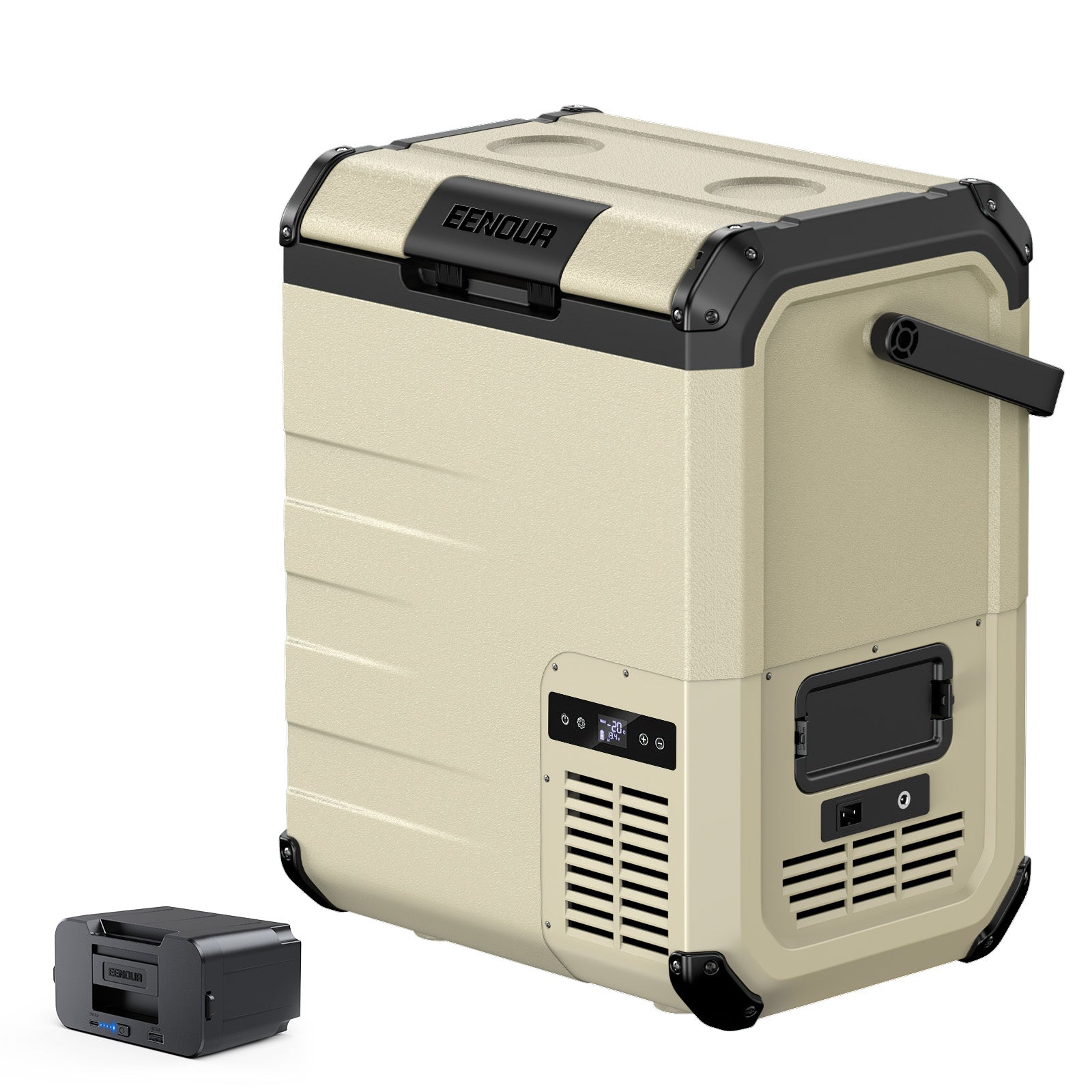 EENOUR 車載冷蔵庫 D10 10L バッテリー無し Amazon.co.jp: EENOUR 車載冷蔵庫 D10 10L -20℃～10℃ バッテリー