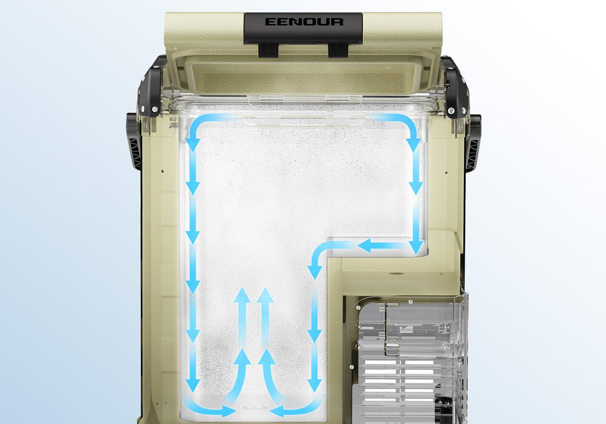 温度差わずか約2℃｜庫内どこでも均一冷却