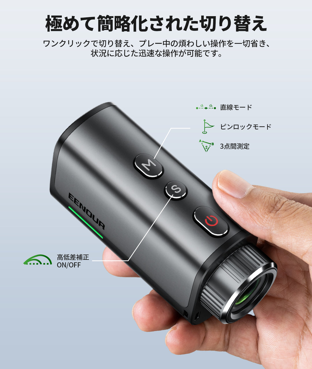 ゴルフレーザー距離計U1/U2