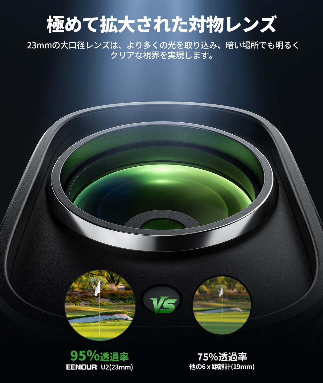 ゴルフレーザー距離計U1/U2