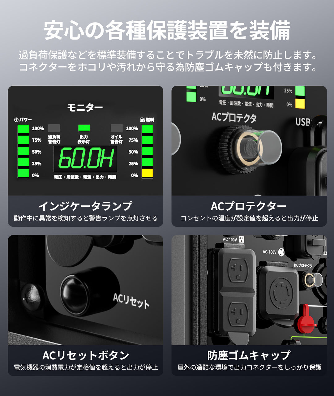 【2026年新発売】インバーター発電機H3000iS
