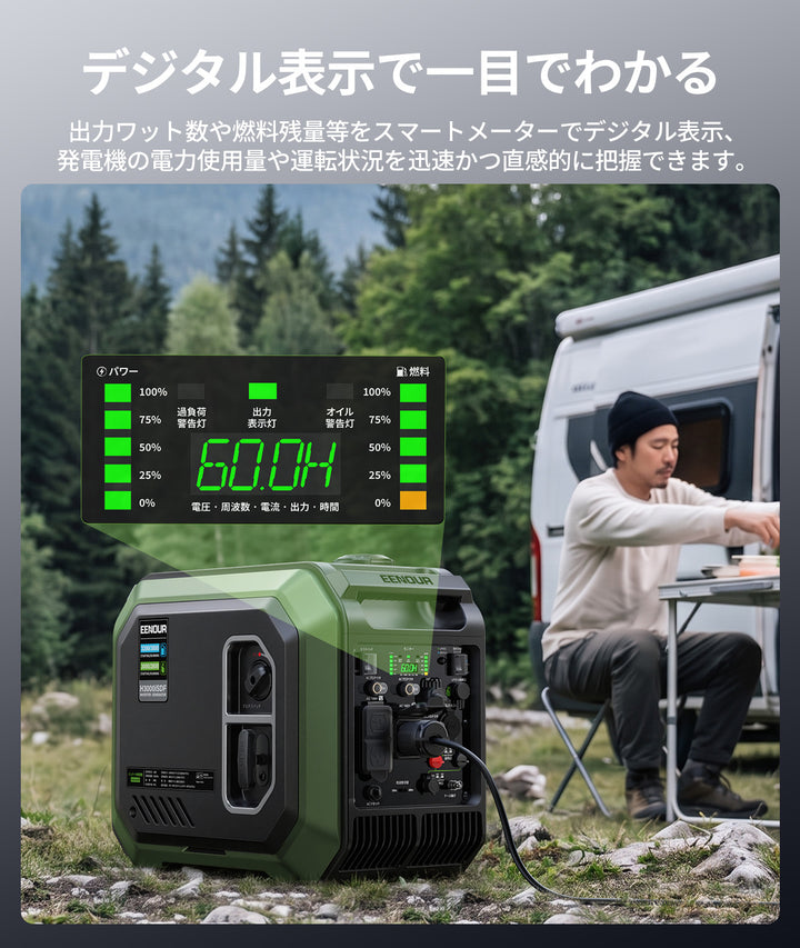 【2026年新発売】インバーター発電機H3000iSDF