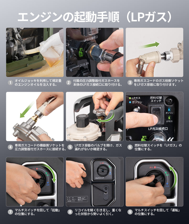 【2026年新発売】インバーター発電機H3000iSDF