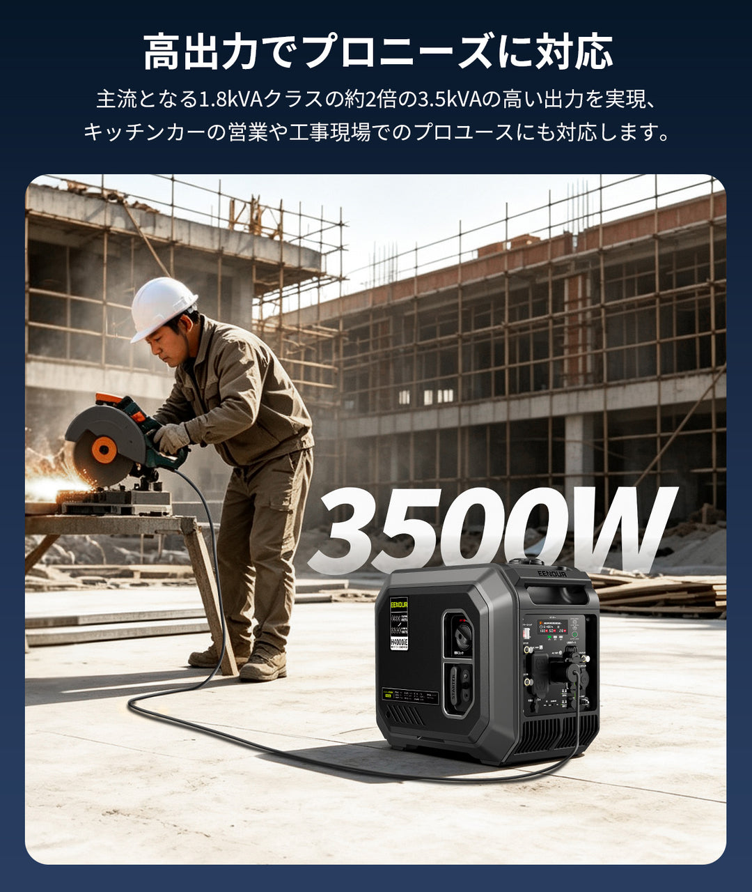 インバーター発電機H4000iE