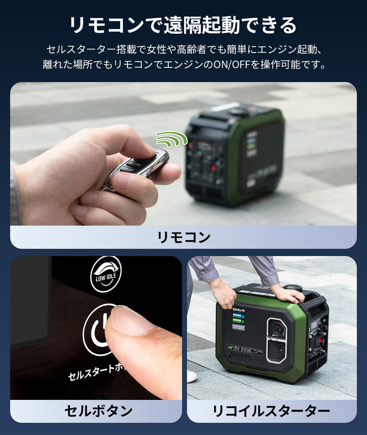 インバーター発電機H4000iEDF