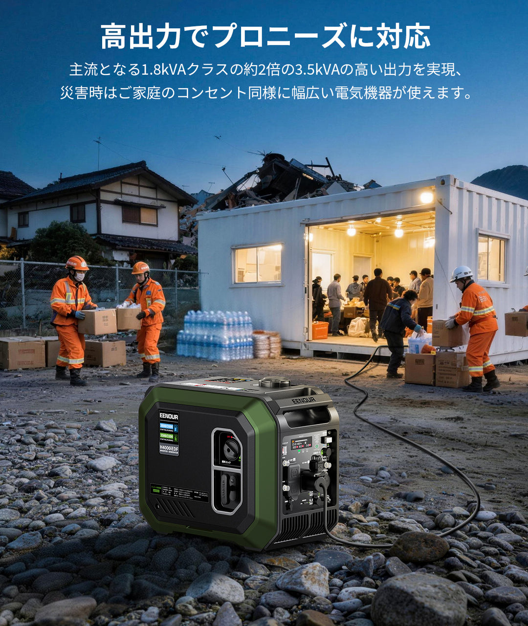 インバーター発電機H4000iEDF