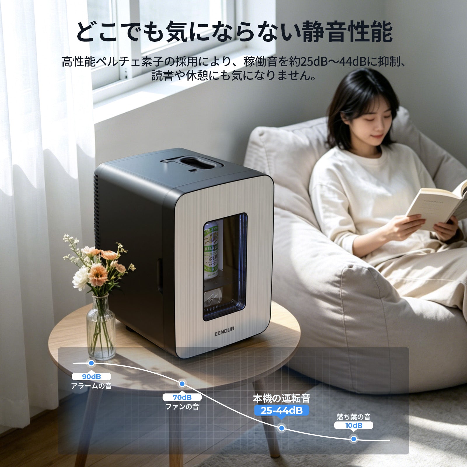 2026最新モデル！EENOUR 10L冷温庫MET183 猛暑に負けない強力保冷・冷蔵