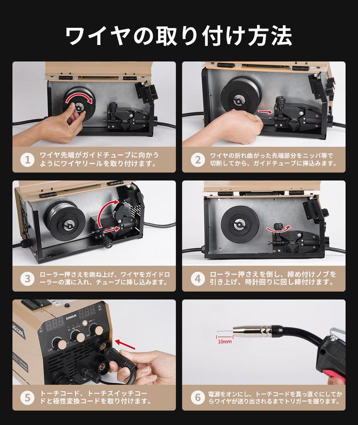 半自動溶接機MIG120L　ベージュ