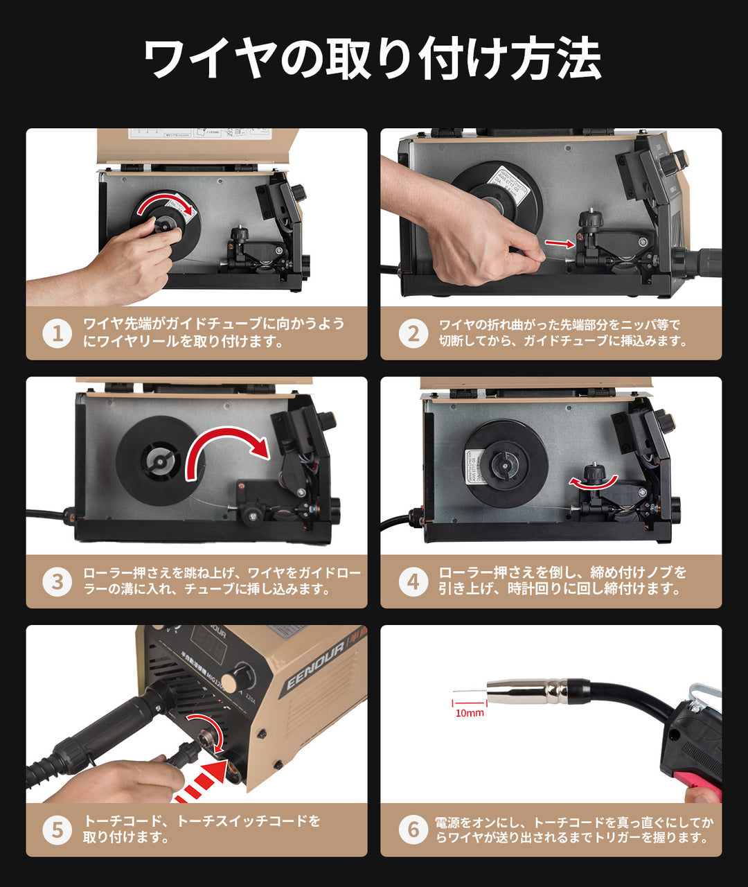 半自動溶接機MIG120S　ベージュ