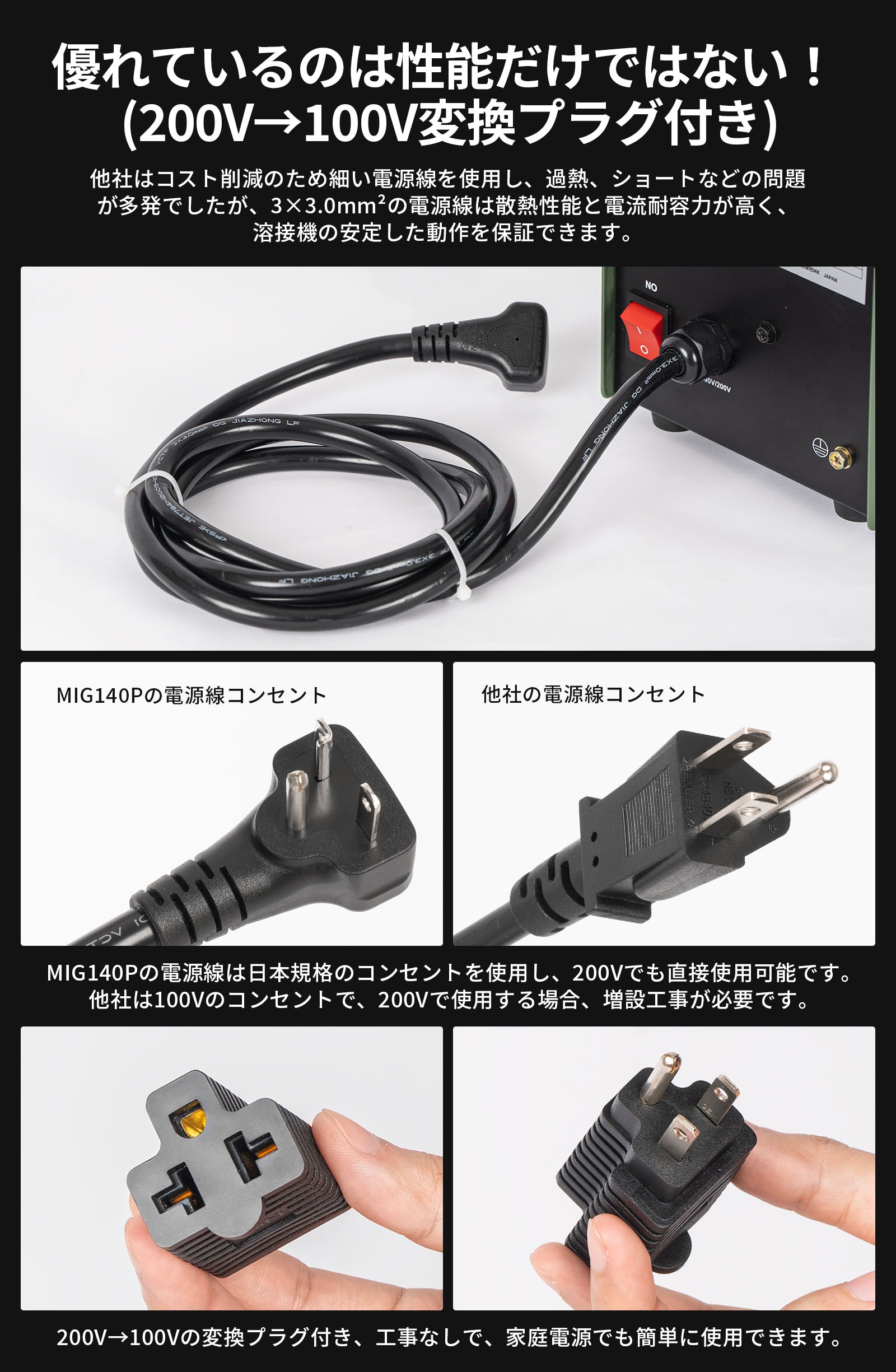 EENOUR半自動溶接機MIG140P EENOUR半自動溶接機MIG140P