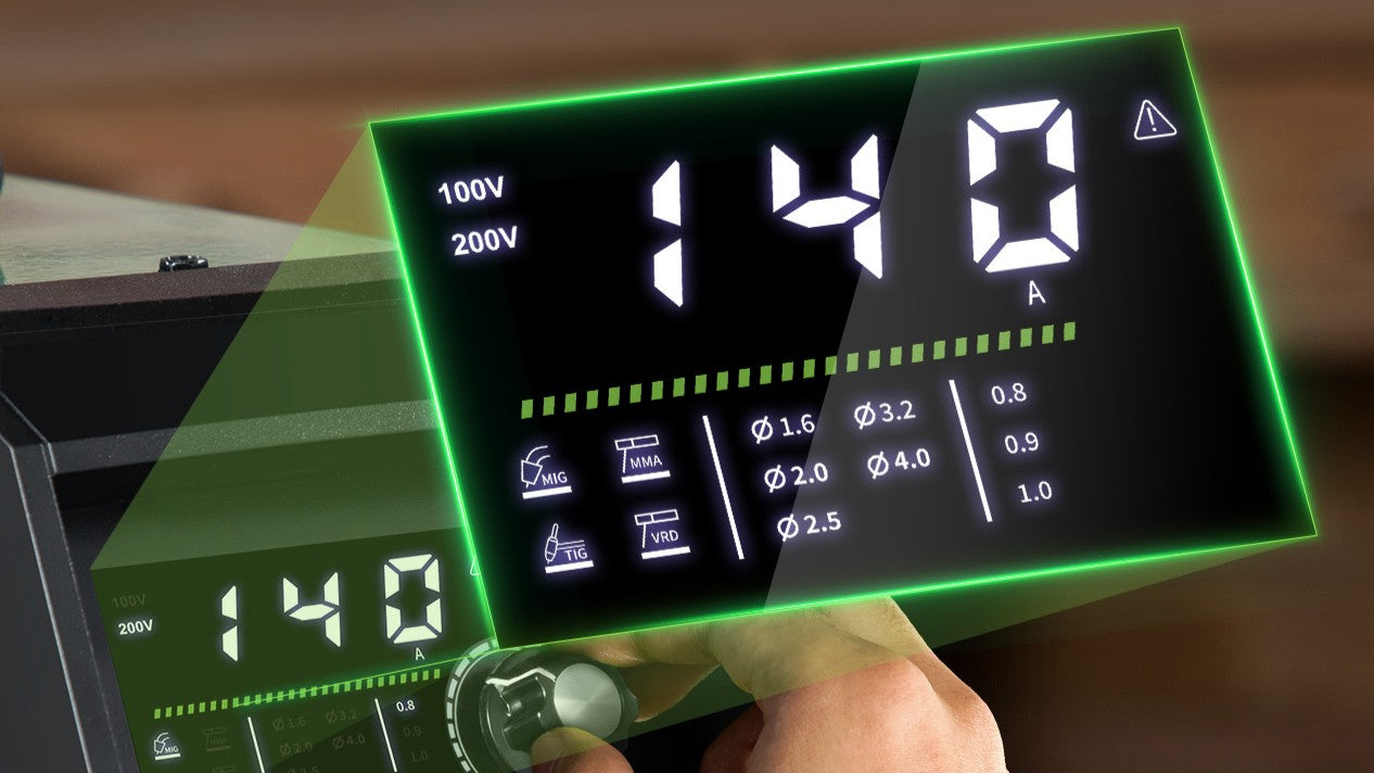 大型LEDディスプレイ、設定が一目でわかる。だから失敗しにくい