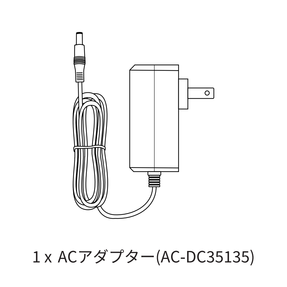 EENOUR ポータブル電源P200充電用アダプター 充電ケーブル