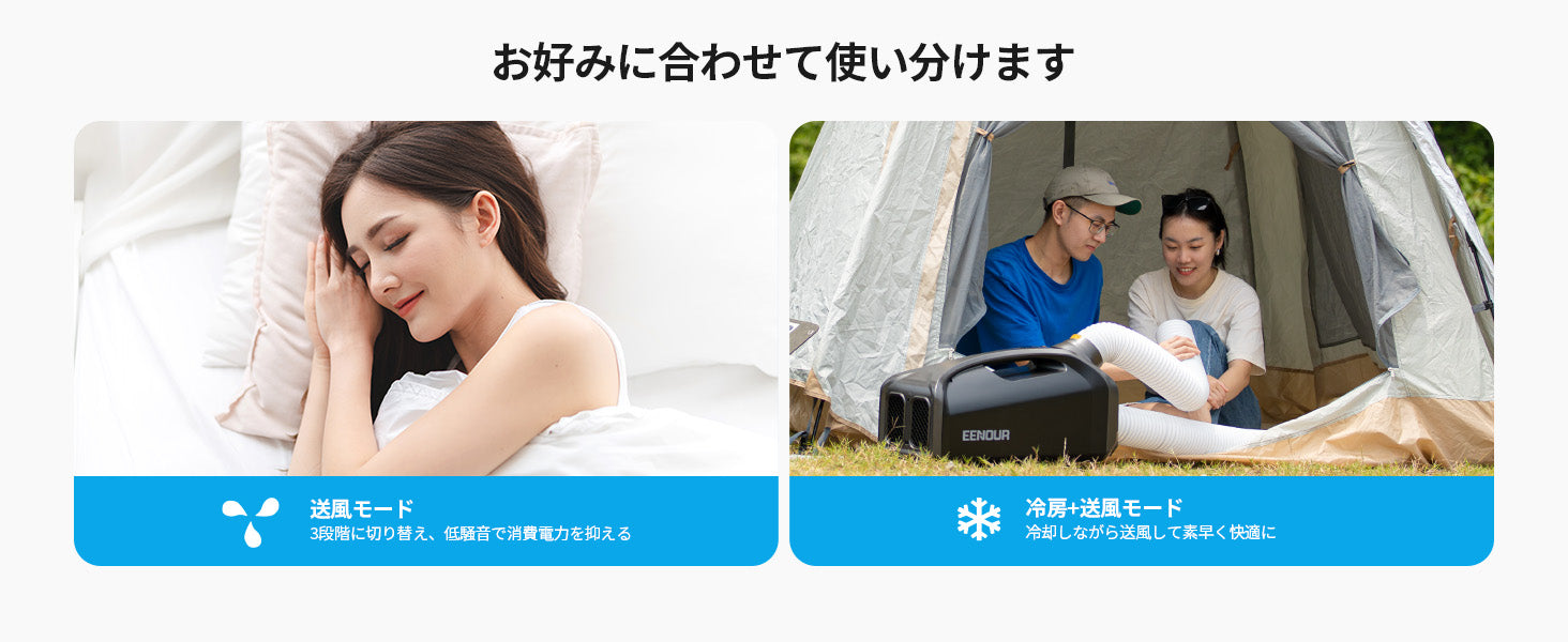 Amazon | EENOUR QN750 ポータブルエアコン デュアル換気