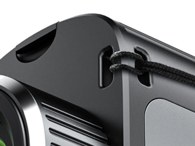 ストラップホール付き