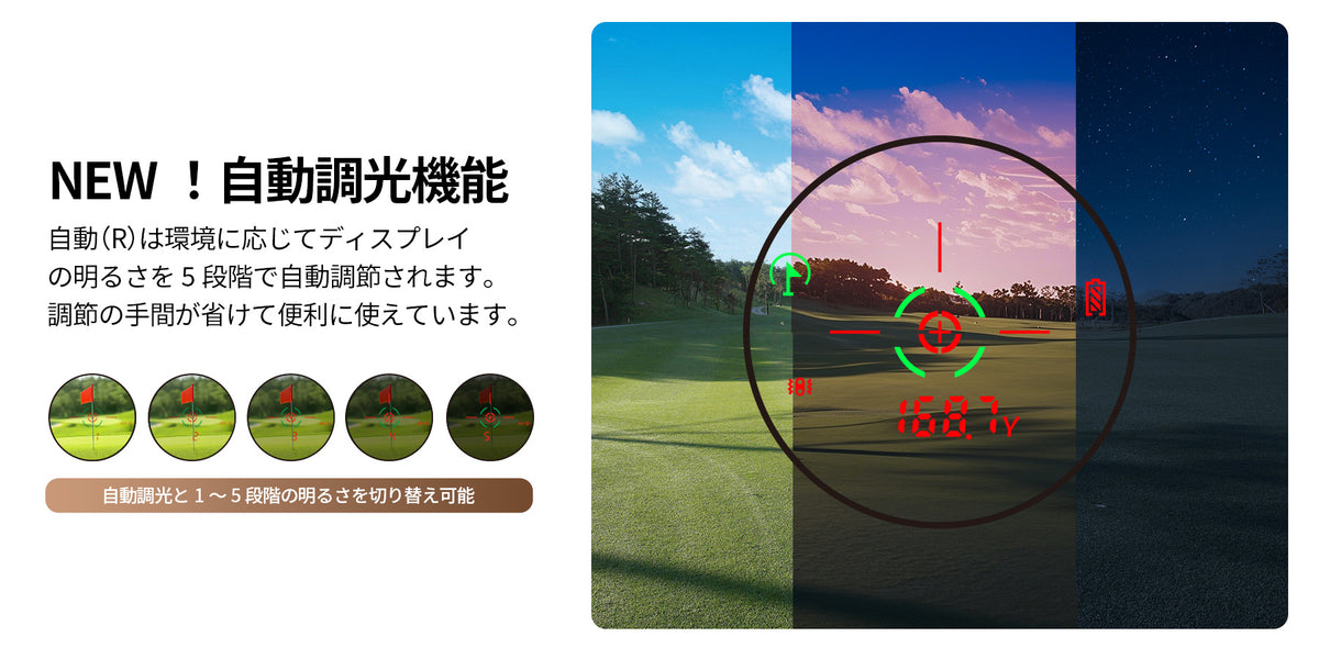 95％高透過レンズ｜自動調光機能 