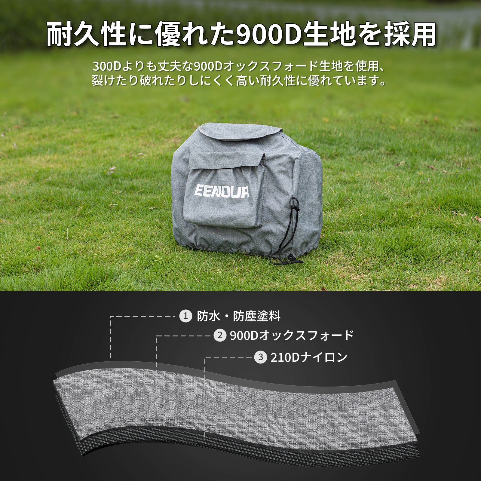 EENOUR インバーター発電機用保護カバー Sサイズ