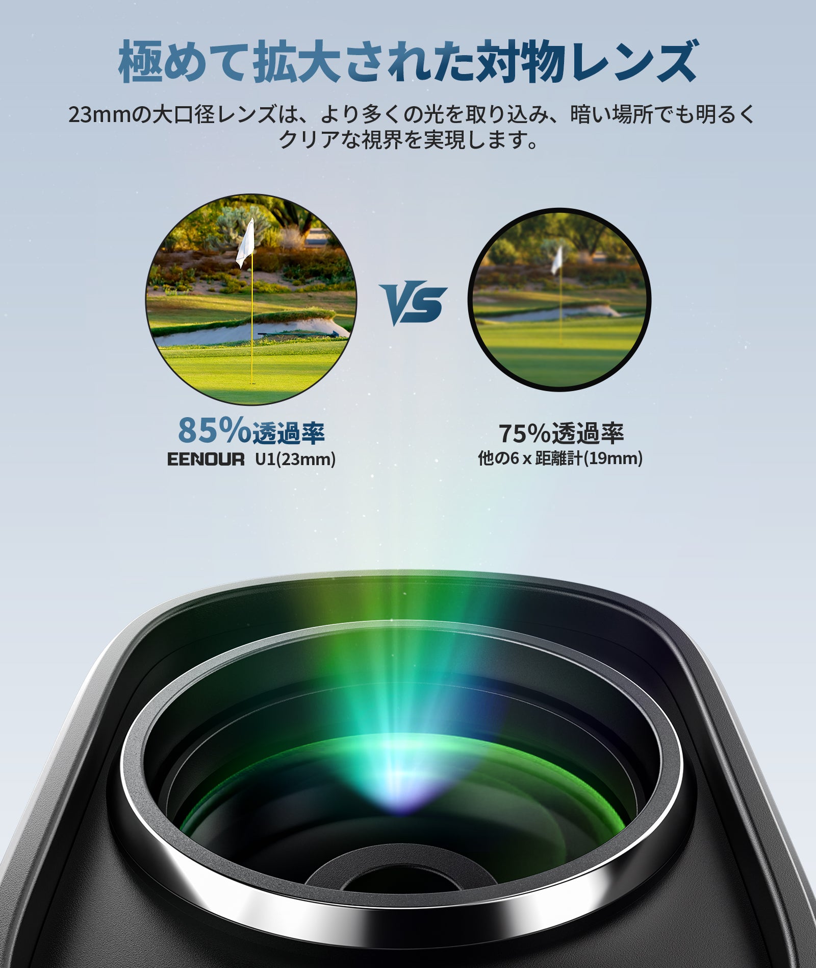 週末限定ンセール 新商品】23mm大口径レンズ搭載＆爆速0.02秒測定！EENOURゴルフ用 ラウンド用品・アクセサリー